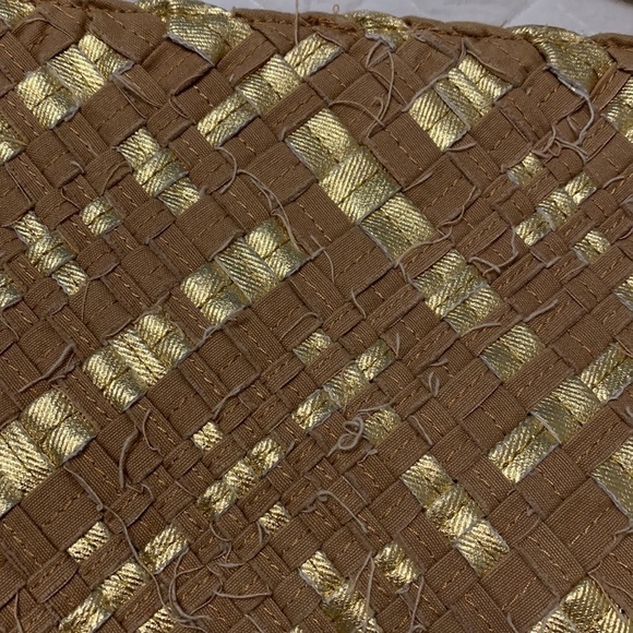 ANTHROPOLOGIE Monserat De Lucca Dupri Vega Clutch purse boho top zipper closure - Picture 6 of 10